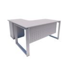 Orion L Shape Table with Fixed Pedestal