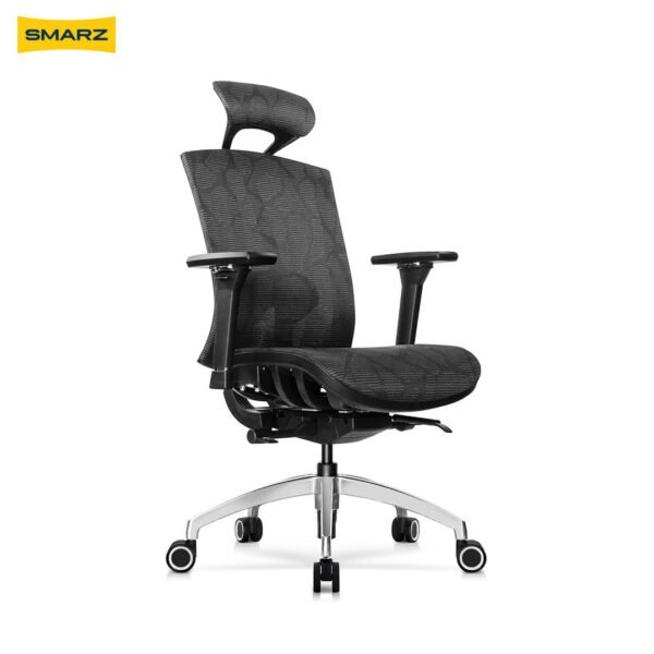Vners Ergonomic Chair (Black Phantom)