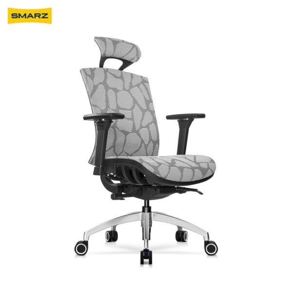 Vners Ergonomic Chair (White Phantom)